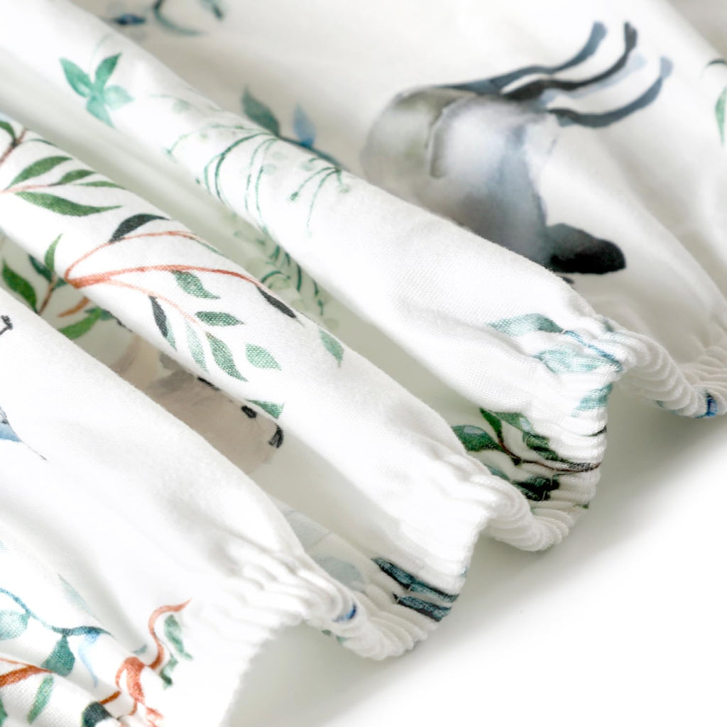 GRSSDER Stretch Ultra Soft Jersey Knit Changing Pad Cover Set 2 Pack, Change Table Pad Covers Fit 32"/34" x 16" Pads Safe and Snug, Pretty Pattern for Boys and Girls