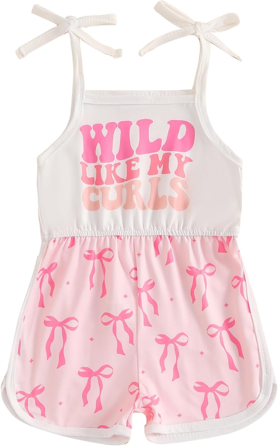 WZTYYDS Toddler Baby Girl Summer Clothes Floral Romper Tie-Up Strap Halter Jumpsuit Infant Summer Sling Playsuit 6M-3T