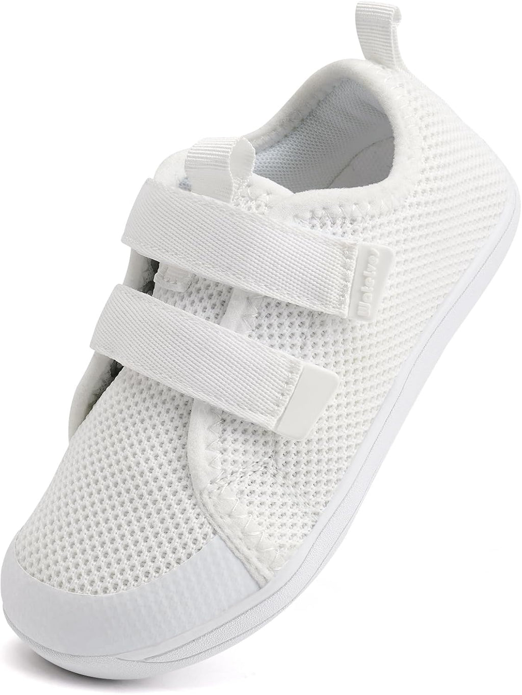 WateLves Toddler Little Kids Wide Barefoot Shoes The First Walking Shoes Girls Boys Breathable Zero Drop Minimalist Sneakers with Wide Toe Box Natural to Grow