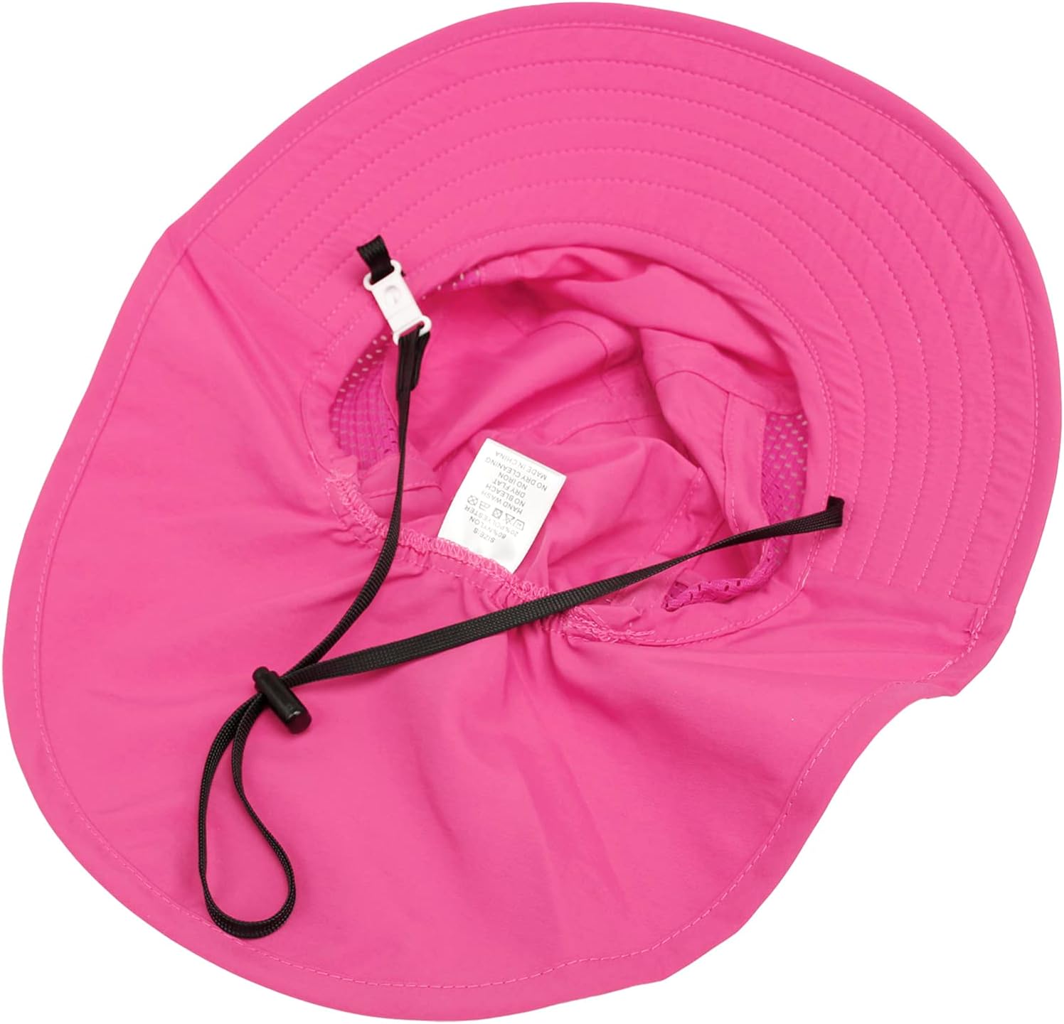 CHUNG Baby Sun Protection Hat Summer Toddler Adjustable UPF 50+ Wide Brim Neck Flap Beach Caps Boys Girls 1-12 Years Kids