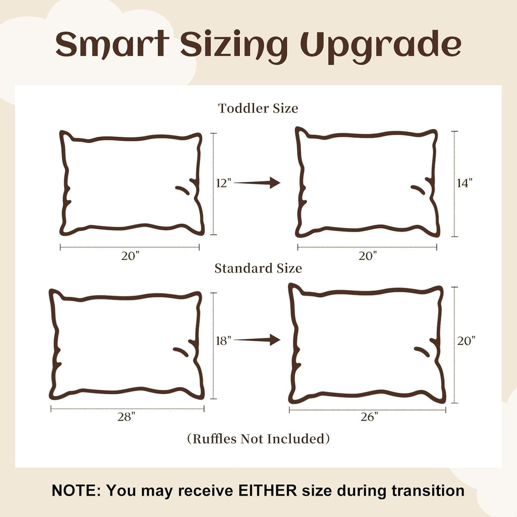 BuLuTu Cotton Muslin Toddler Pillowcases for Girls Boys Polka Dots Design Kids Pillow Cases Soft Breathable Standard Pillow Cover, Envelope Closure,1 Piece, 20"x26"