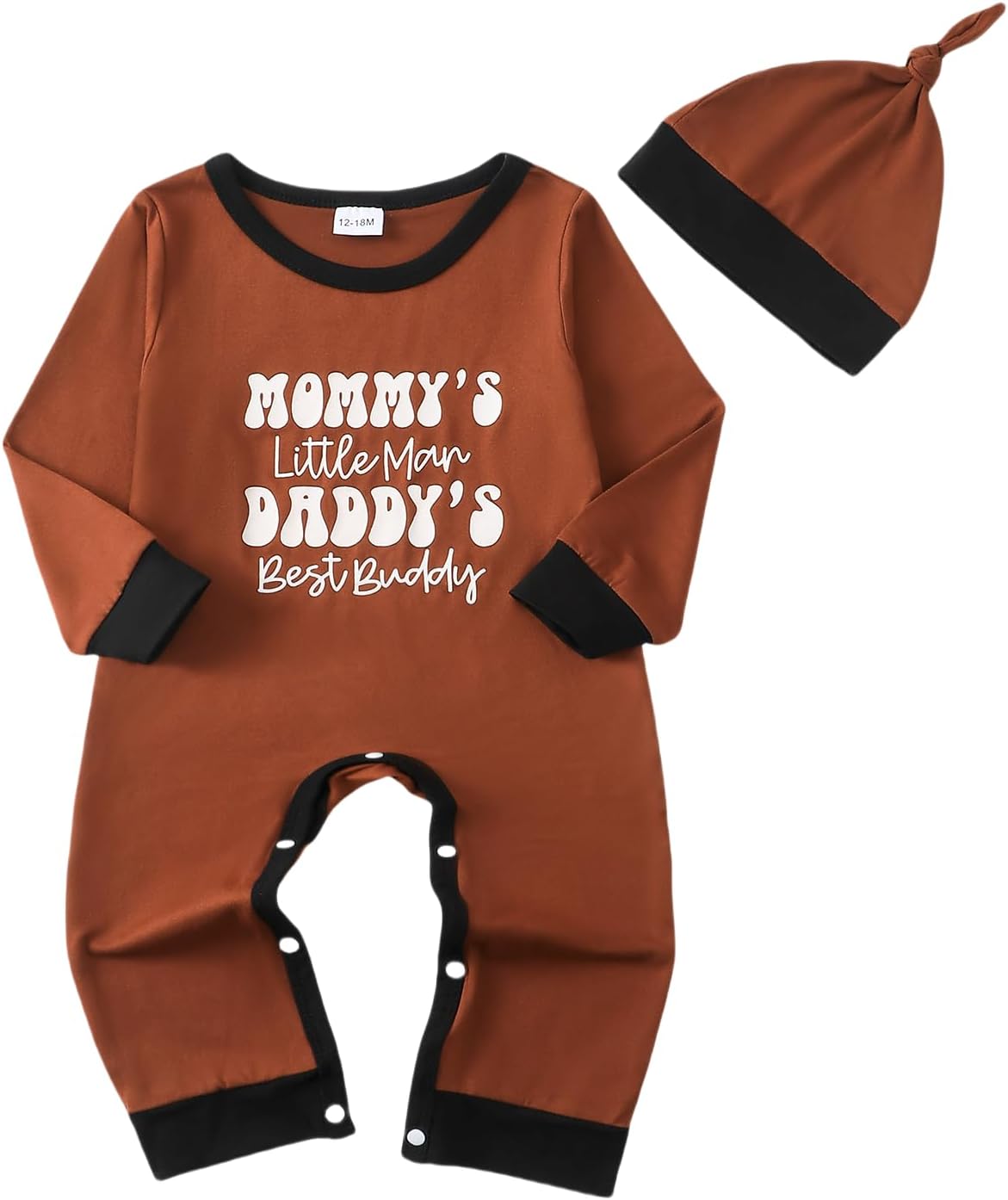 NZRVAWS Baby Boy Clothes Preemie Infant Boy Bear Outfits Jumpsuit Bodysuit Letter Print Romper