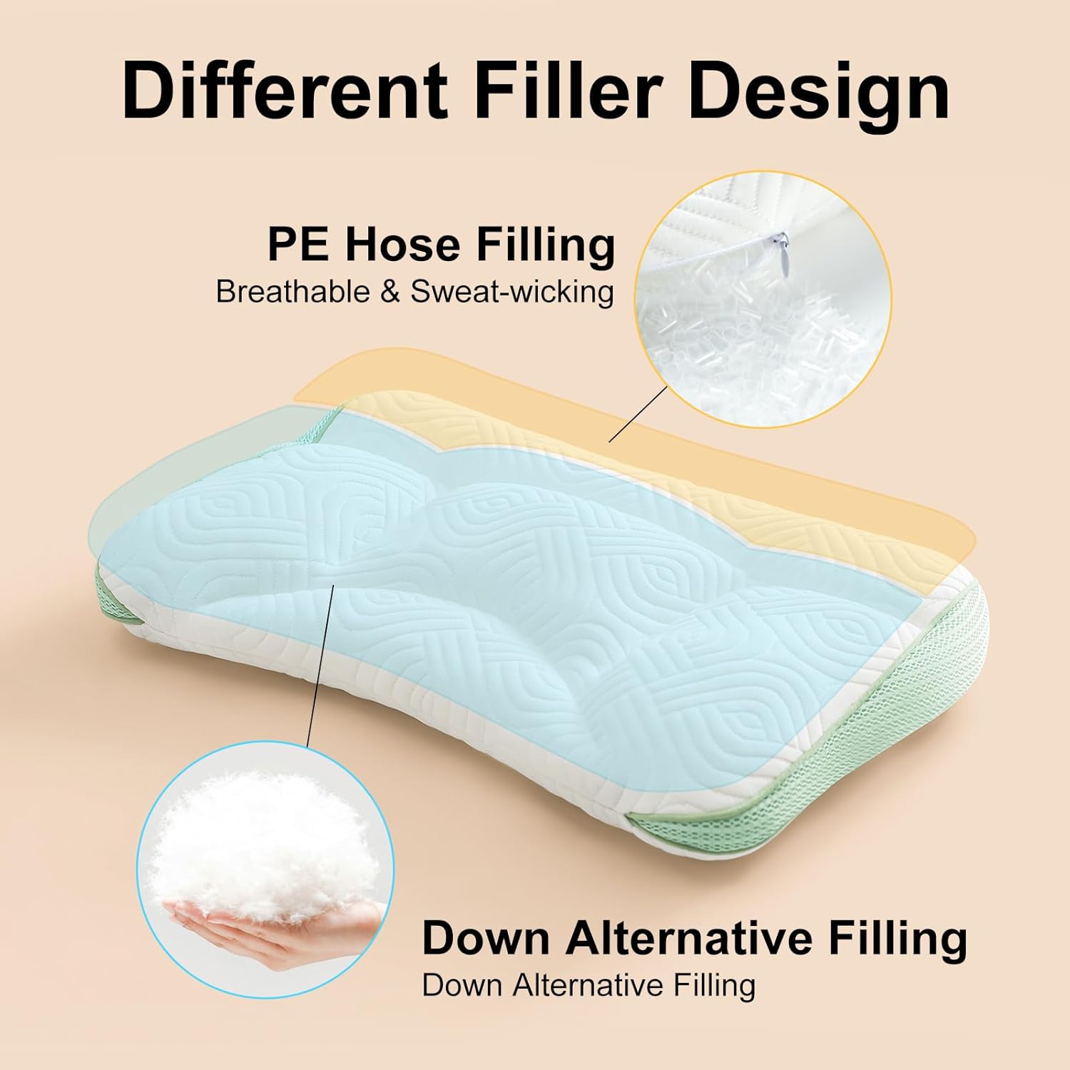 Reidio 1Pc Toddler Pillows with Removable Cotton Pillowcase Ergonomic Design Toddler Pillows for Sleeping Toddler Neck Pillow Kids Pillows Machine Washable 14x20in (Rose)