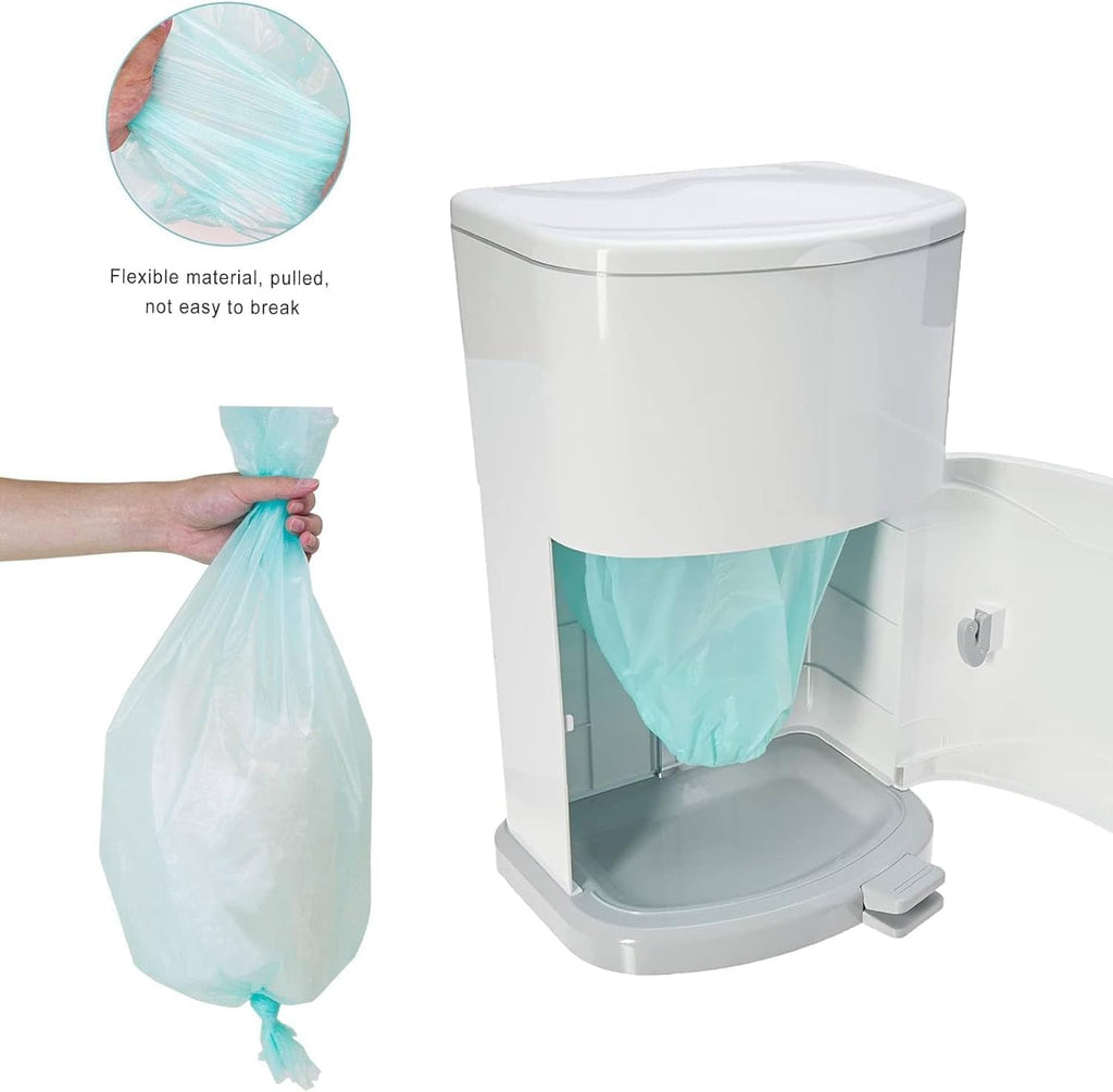 Adult Diaper Liner Refills, Compatible with Janibell Akord 280 Slim Model Pail, Odor-Seal Technology, Adult Diaper System, A Single Liner Pack Will Last Holds Up to 550 Diapers/Briefs, 6-Pack