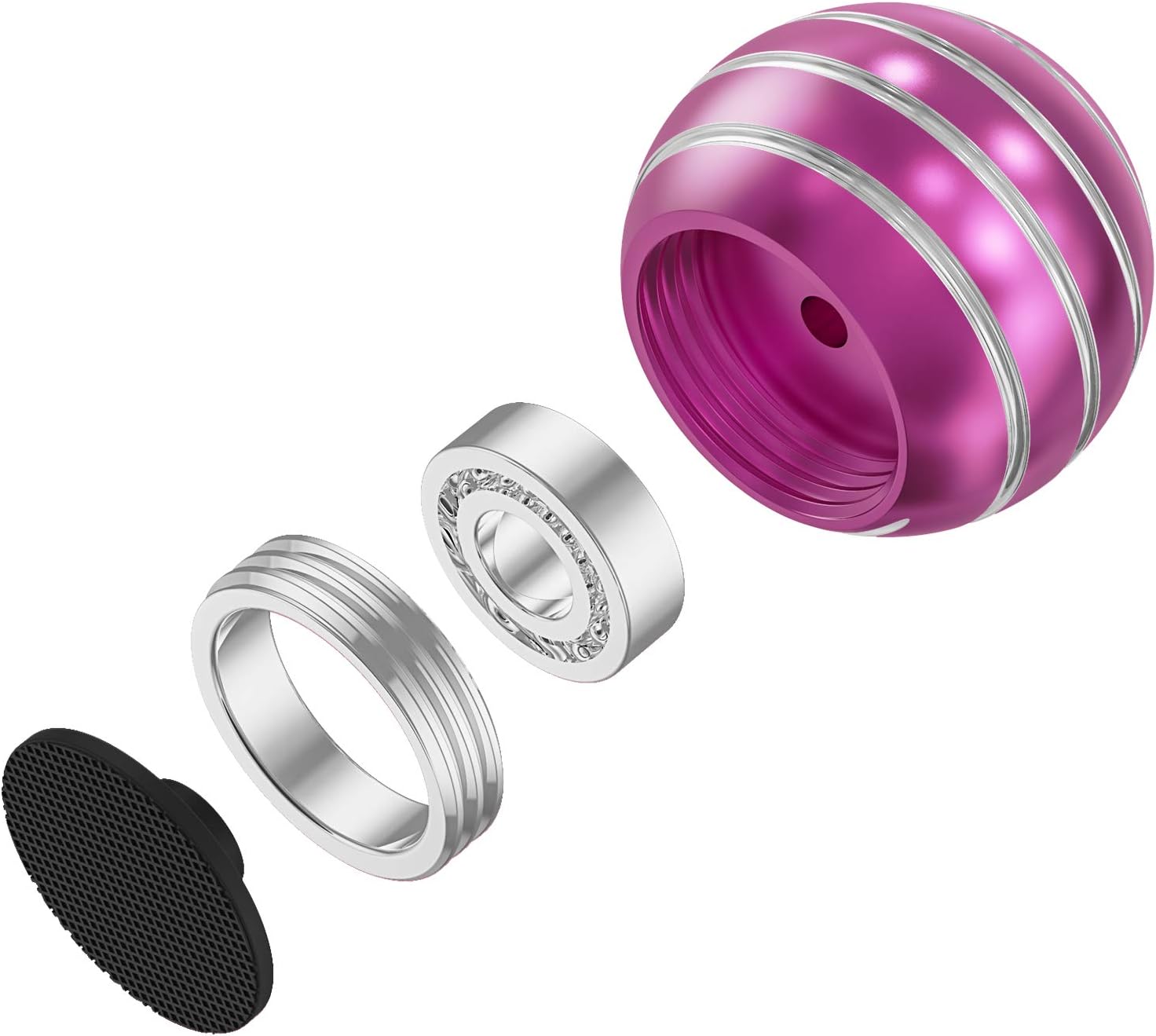 Kinetic Desk Toy, Fidget Sensory Toys for Party Favors Kids, Pinata Stuffers, Easter Baskets, Kinetic Spinning Desk Toys for Adults (1.77", Purple)