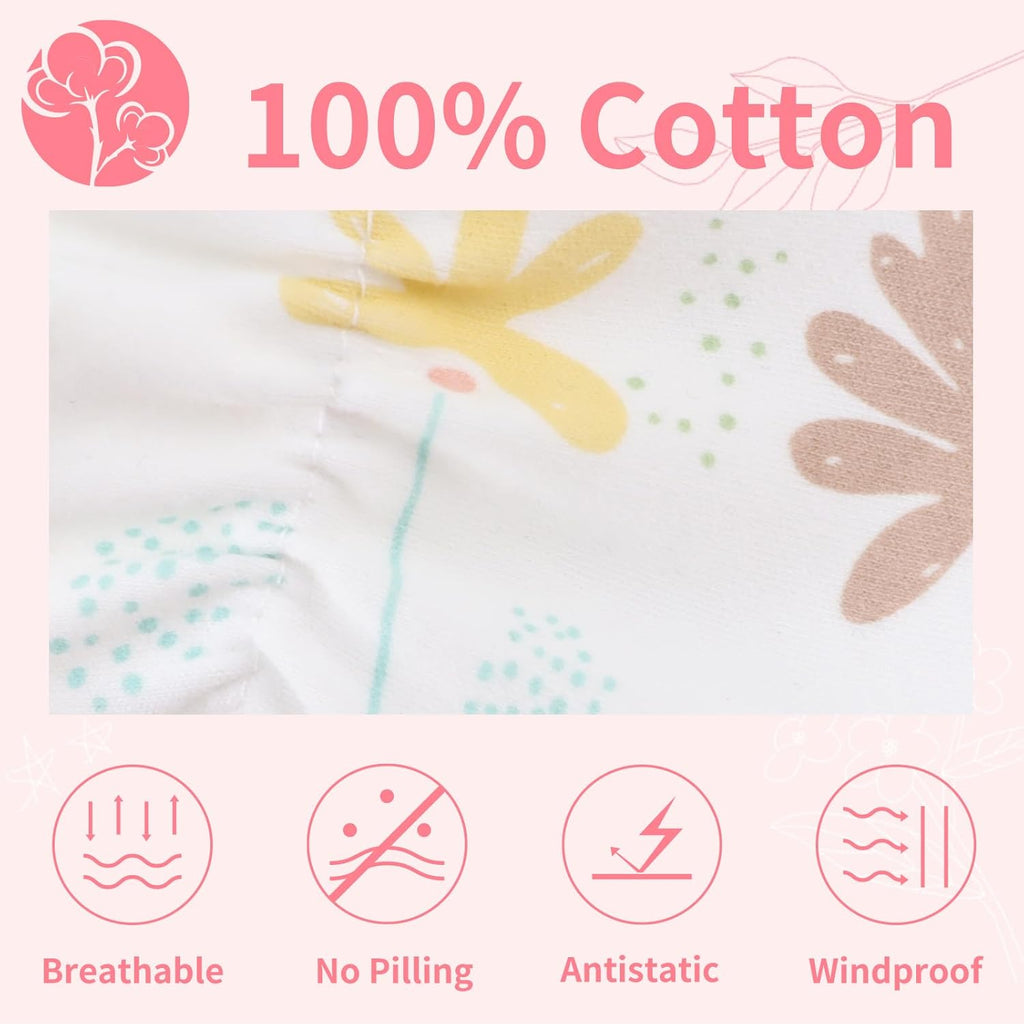 Newborn Baby Mittens Infant No Scratch Gloves Cotton Mitts for Baby Girls Boys