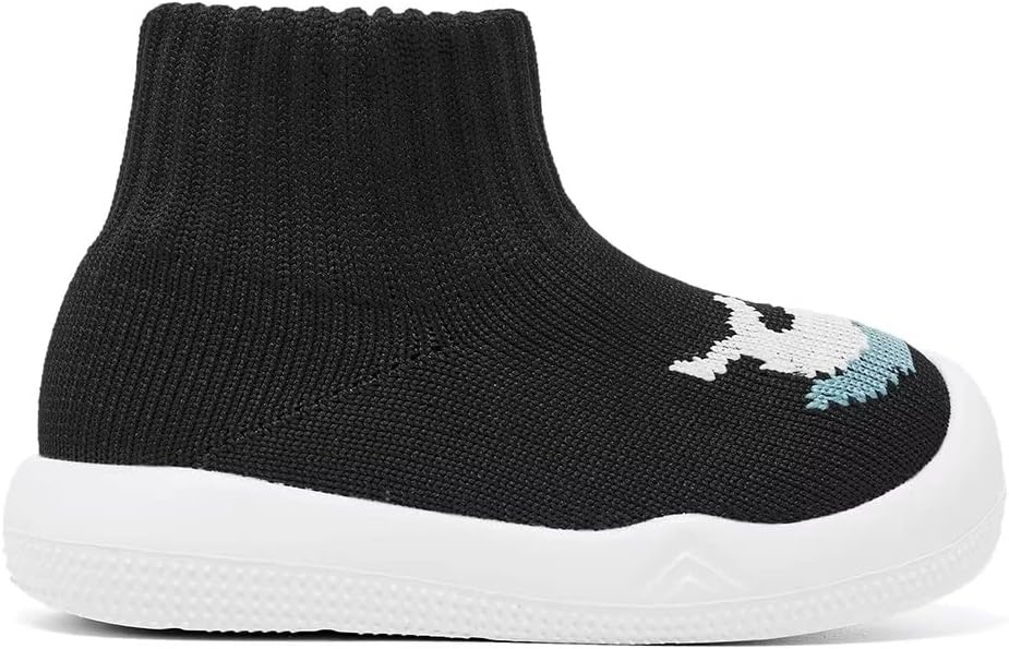 Eashi Baby Boy Girl Non-Skid Indoor Infant Walking Shoes Breathable Warm Elastic Sock Shoes with Memory Sole Protect Toes Outdoor Sneakers