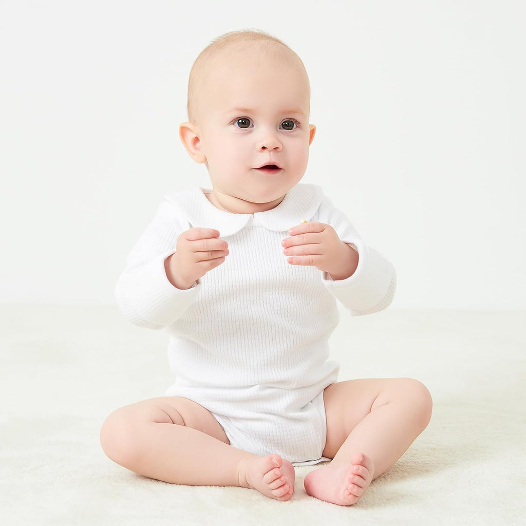 pureborn Baby Boys Girls Bodysuit Super Soft Cotton Romper 0-24 Months