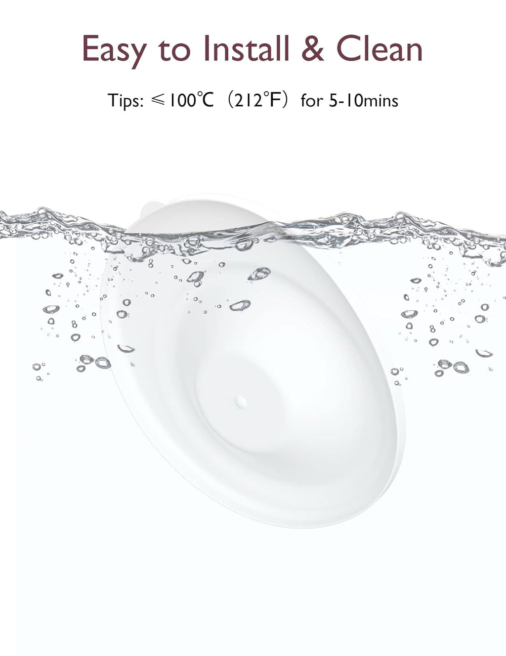 Momcozy Flange Lid Only Compatible with Momcozy M5 NOT for Others. Dust-Proof Flange Cover Original M5 Breast Pump Replacement Accessories, 1 Pack