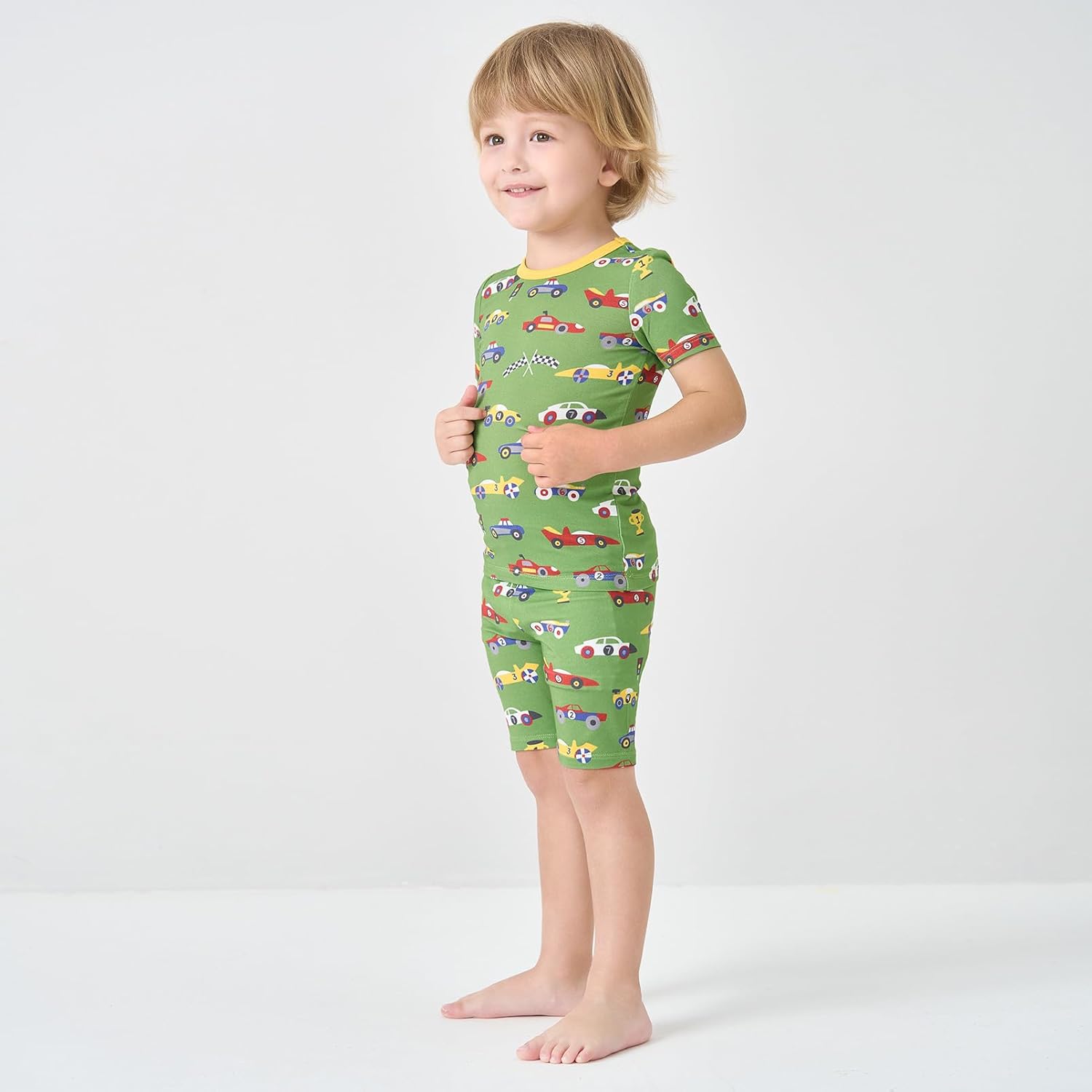 pureborn Baby Viscose From Bamboo Pajamas Set Pjs - Kids Toddler Girl Snug Fit Viscose Sleepwear 2pcs 18M-8Y