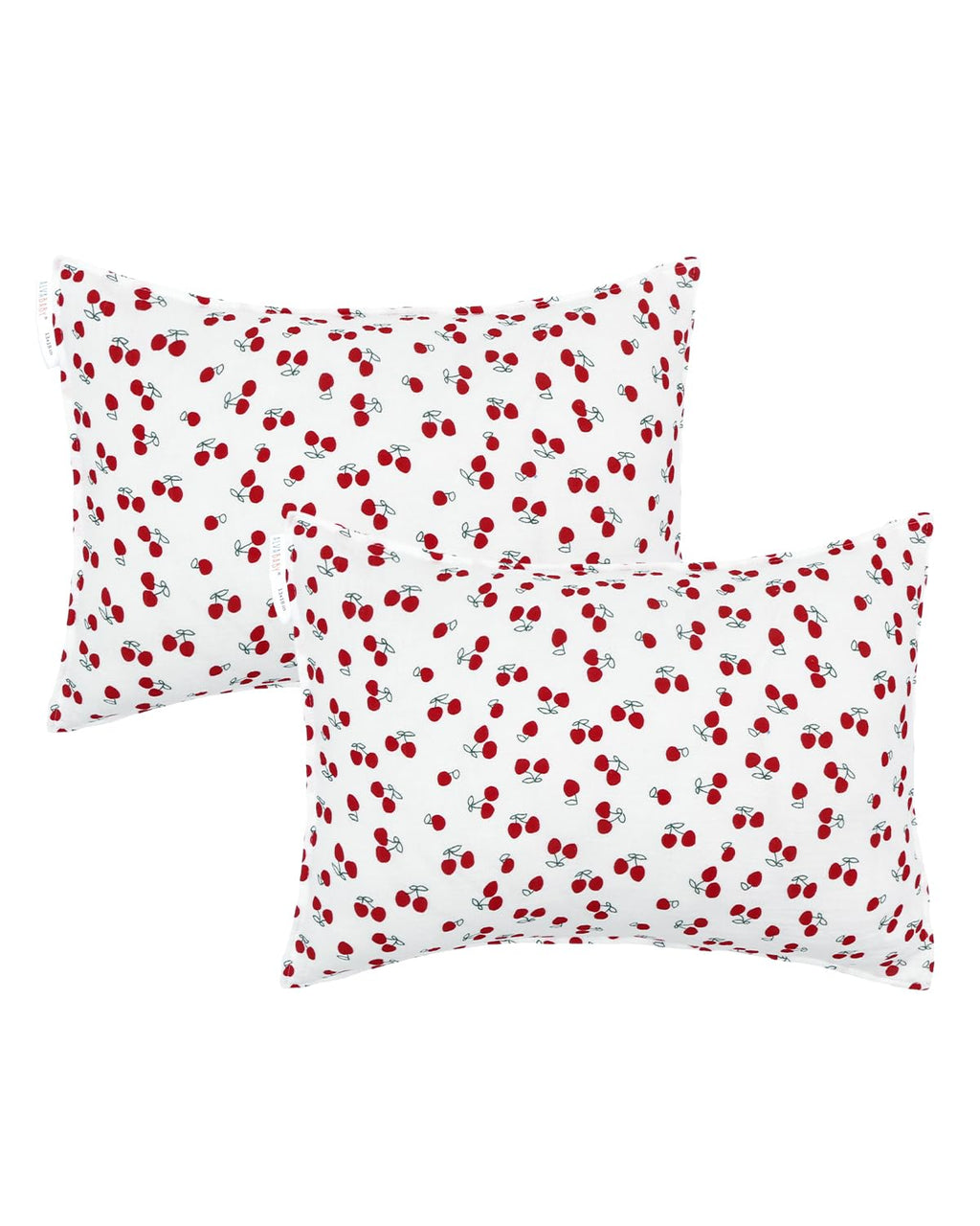 ALVABABY Toddler Pillowcases 2 Pack Muslin Cotton&Stretchy Kids Pillow Cover Fit 13"x 18" or 12"x16" Envelope for Girl Boy Sleepy Travel 2TPMN01A