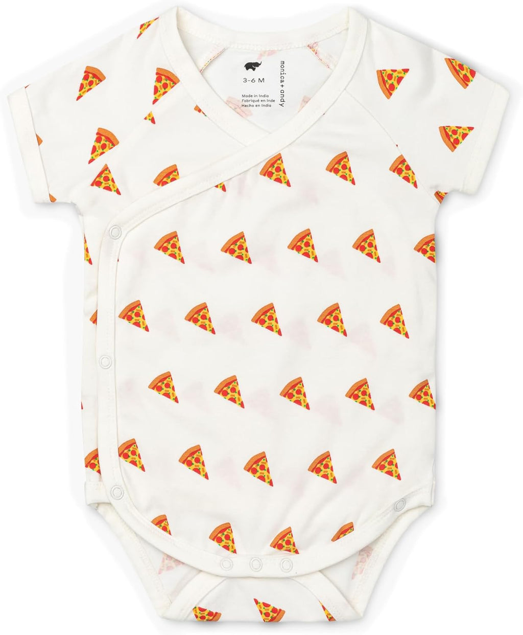 MONICA + ANDY Baby Organic Short Sleeve Lucky Bodysuit