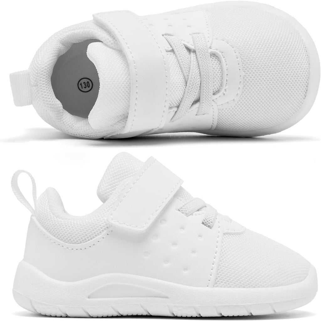 MORENDL Toddler Baby Shoes 0-4 Years Boy Girl Lightweight Breathable Non-Slip Sports Sneakers Running Walking Tennis Barefoot Shoes