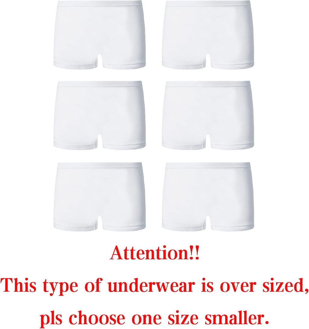 KikizYe Little Girls Boyshort Panties Big Kids Soft Cotton Underwear