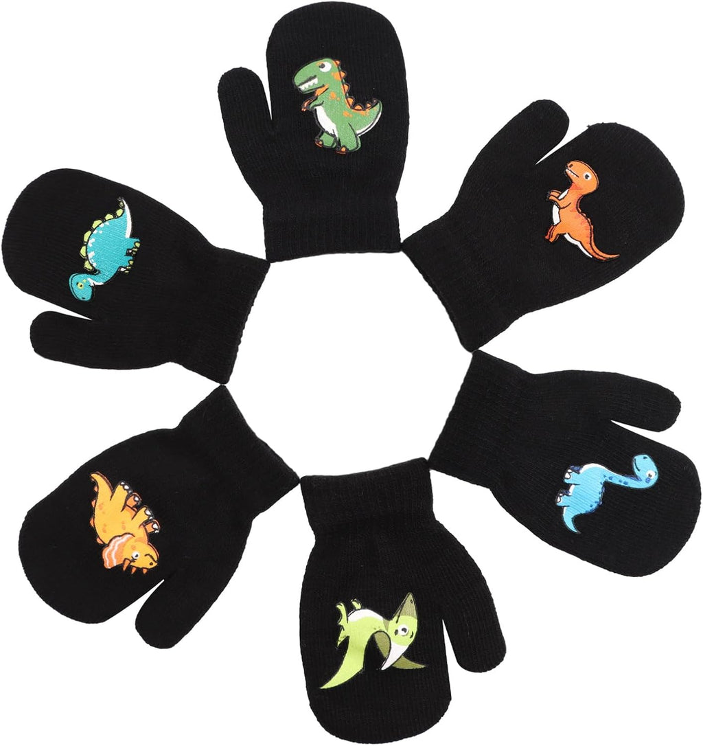 Baby Winter Mittens Toddler Stretch Knit Gloves Magic Warm Glove for Baby Boys Girls