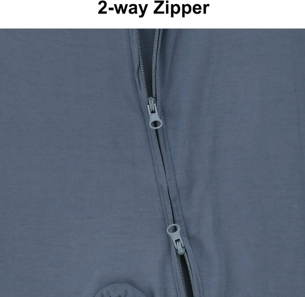 Baby Sleeveless Romper Zipper Toddler Summer Jumpsuit Rayon Outfits Infant Footless Pajamas 0-24m