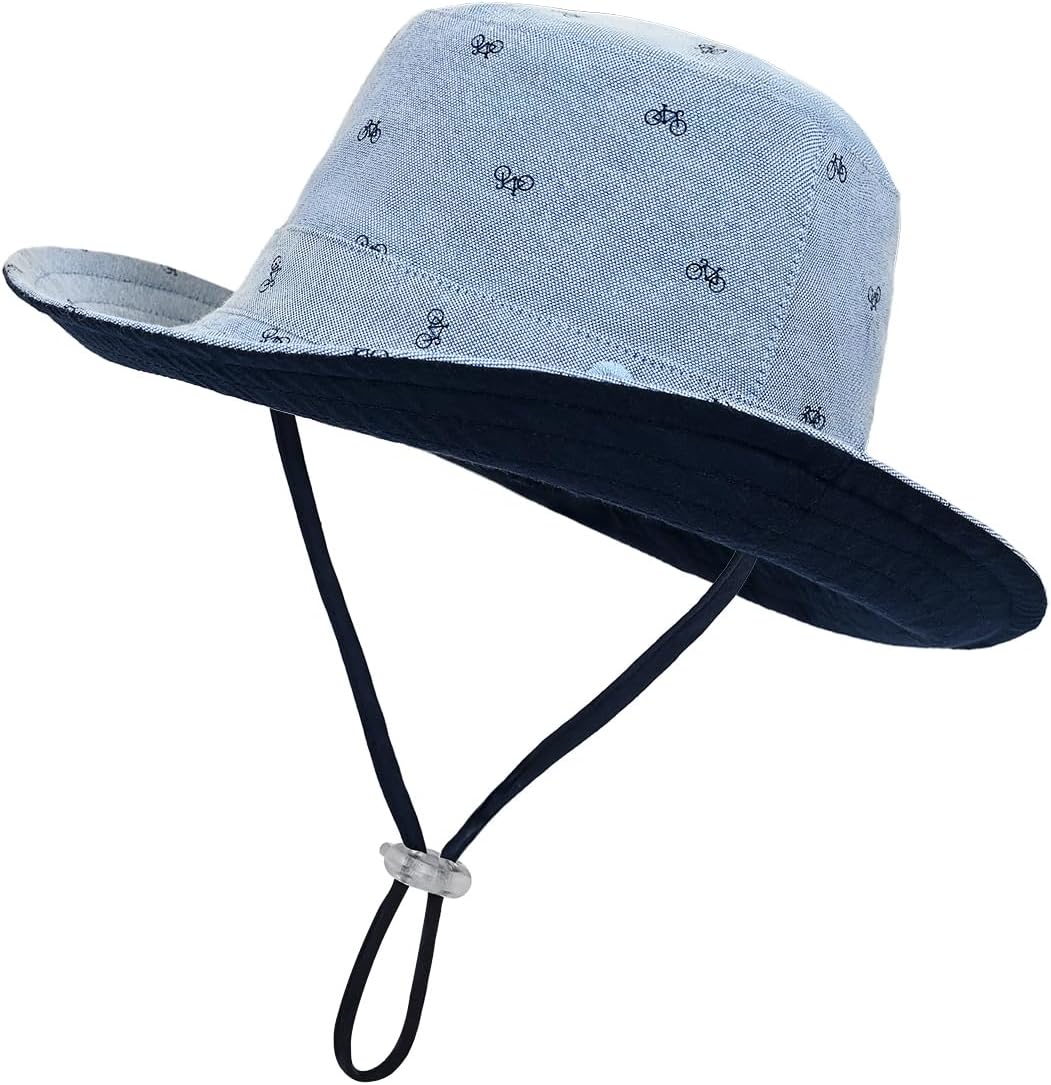 Kids Toddler Baby Boy Sun Hat Summer Bucket Hats with UPF 50+ UV Sun Protective