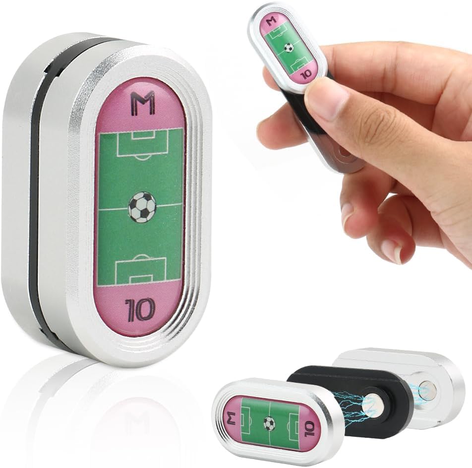 STONESTAR CP3 Fidget Slider - Football Legends No. 10 Aluminum Alloy Magnetic Metal Fidget Slider, EDC Fidget Toy for Adults, Helps Relieve ADHD/Anxiety/Stress (Silver)