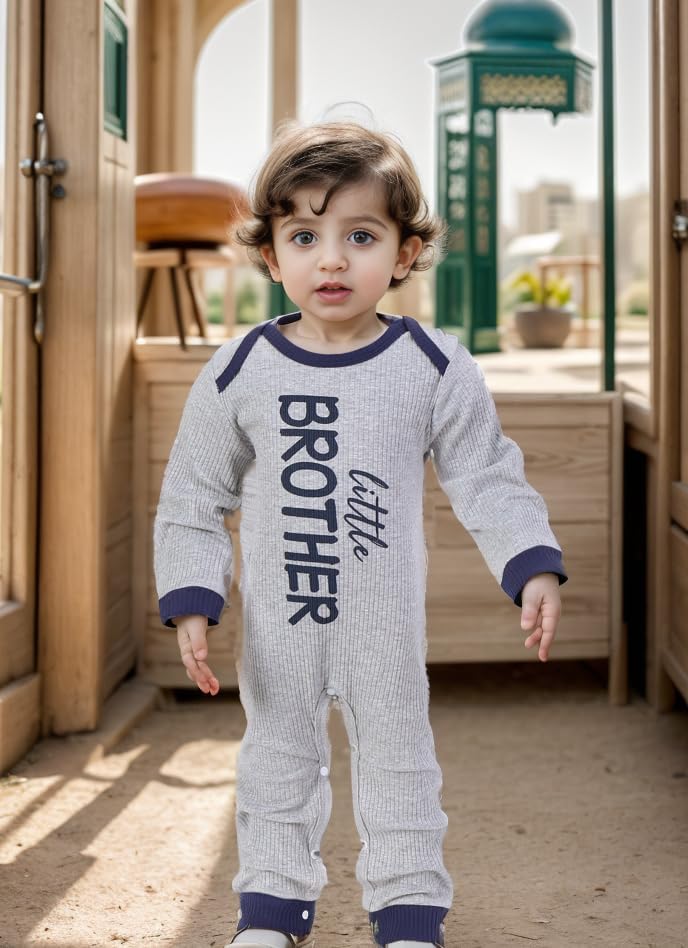 NZRVAWS Baby Boy Clothes Preemie Infant Boy Bear Outfits Jumpsuit Bodysuit Letter Print Romper