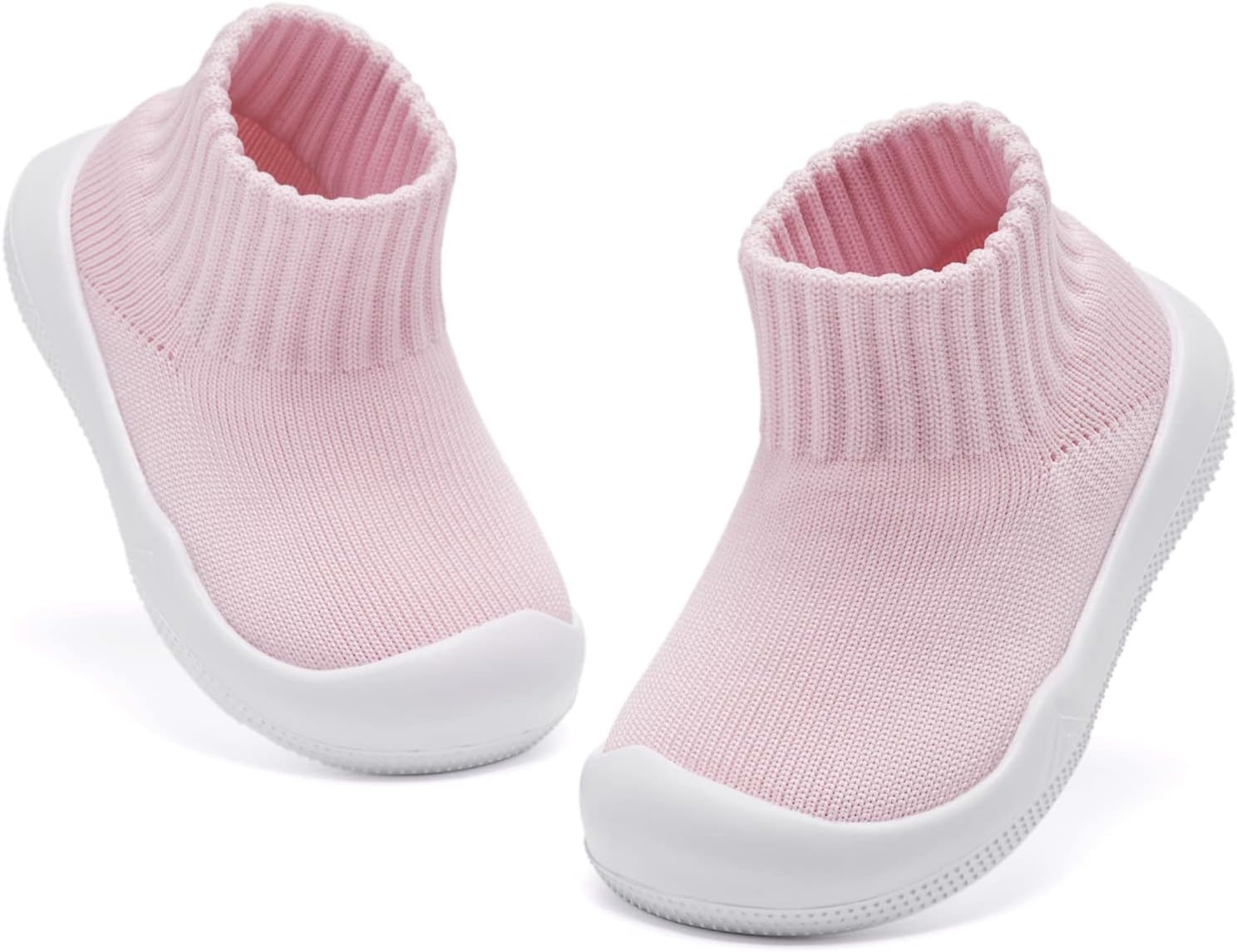 Eashi Baby Boy Girl Non-Skid Indoor Infant Walking Shoes Breathable Warm Elastic Sock Shoes with Memory Sole Protect Toes Outdoor Sneakers