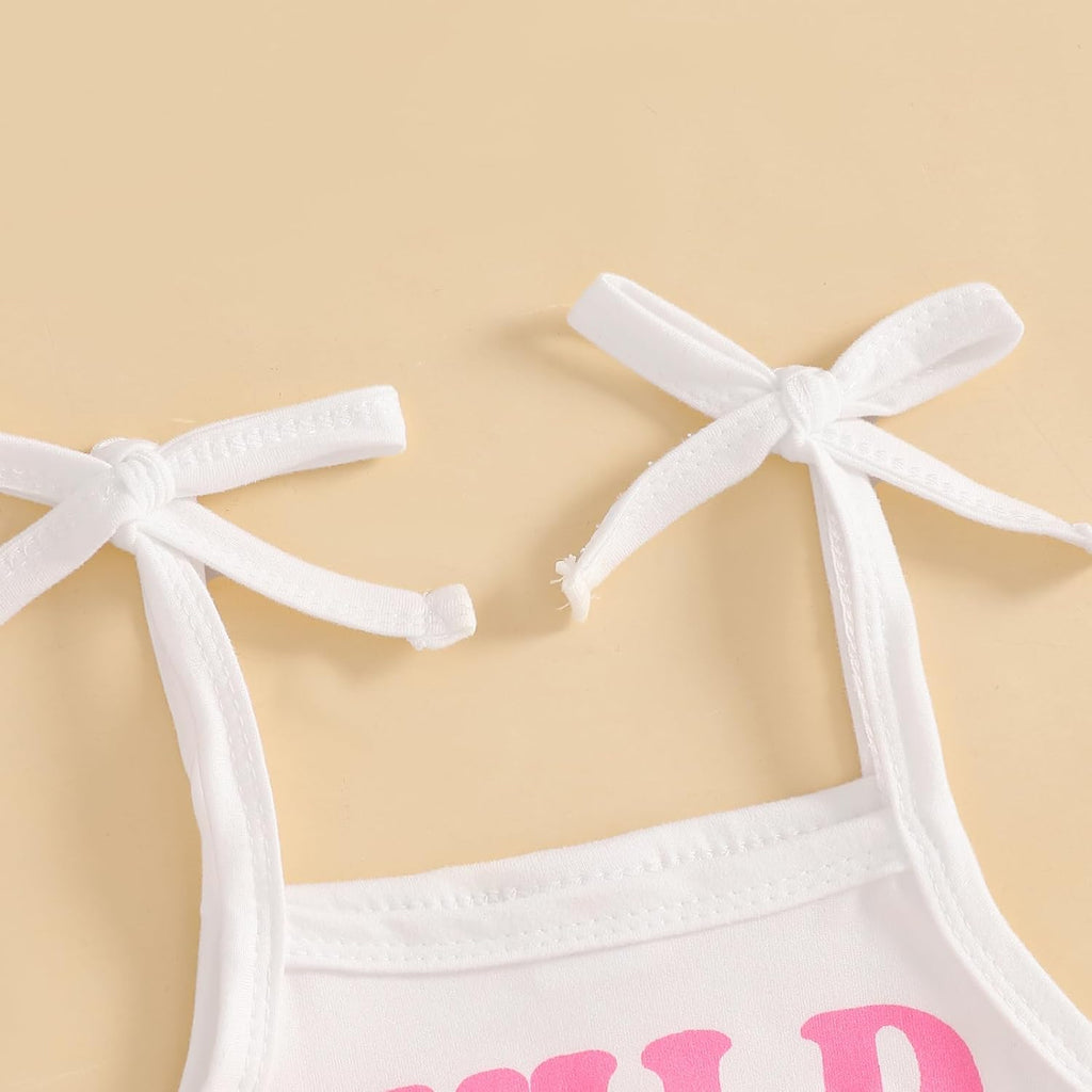 WZTYYDS Toddler Baby Girl Summer Clothes Floral Romper Tie-Up Strap Halter Jumpsuit Infant Summer Sling Playsuit 6M-3T