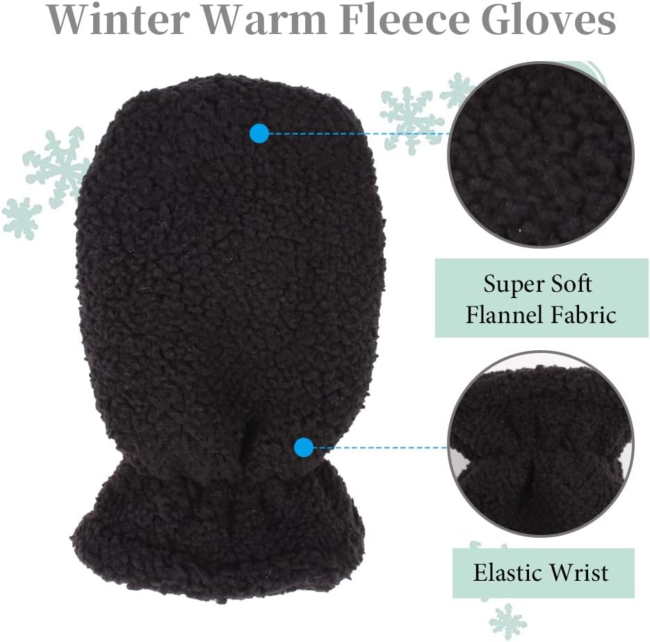Zsedrut Baby Boys Winter Glove Warm Toddler Infant Girls Mittens Fleece Lined Gloves 1-7 Years