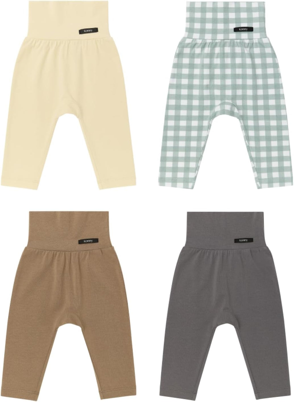 Konny Soft Modal High Waist Leggings 4P-Set (6-18M)