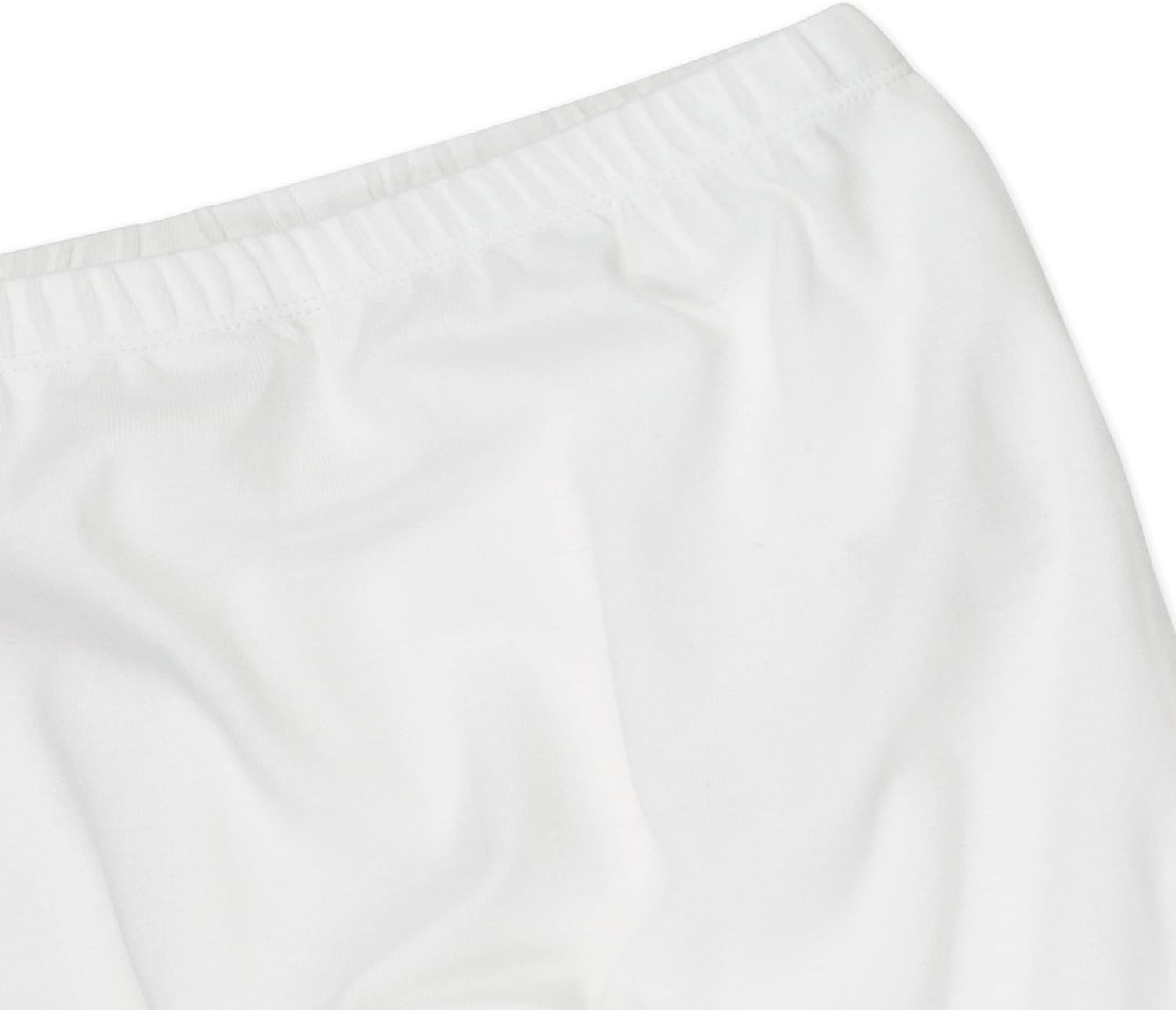 HonestBaby 3-pack Footed Pants Roomy Fit Pull on Bottoms 100% Organic Cotton for Infant Baby Boys, Girls, Unisex