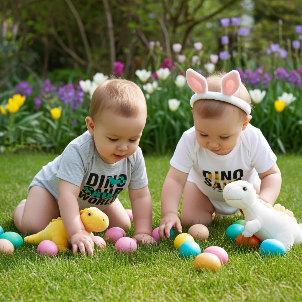 PATPAT Baby Bodysuits Supersoft Bamboo Viscose - Short Sleeve Boys and Girls - Newborn Infant Unisex Clothes Pack