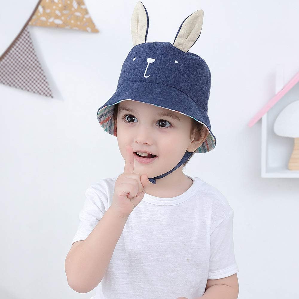 Kids Toddler Baby Boy Sun Hat Summer Bucket Hats with UPF 50+ UV Sun Protective