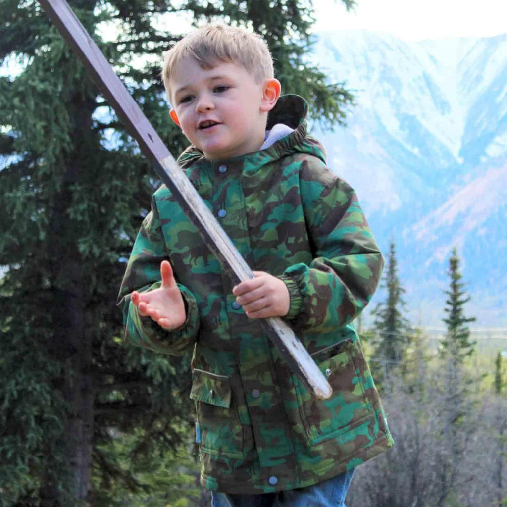 JAN & JUL Waterproof Fleece Lined Rain Jacket, Raincoat for Kids