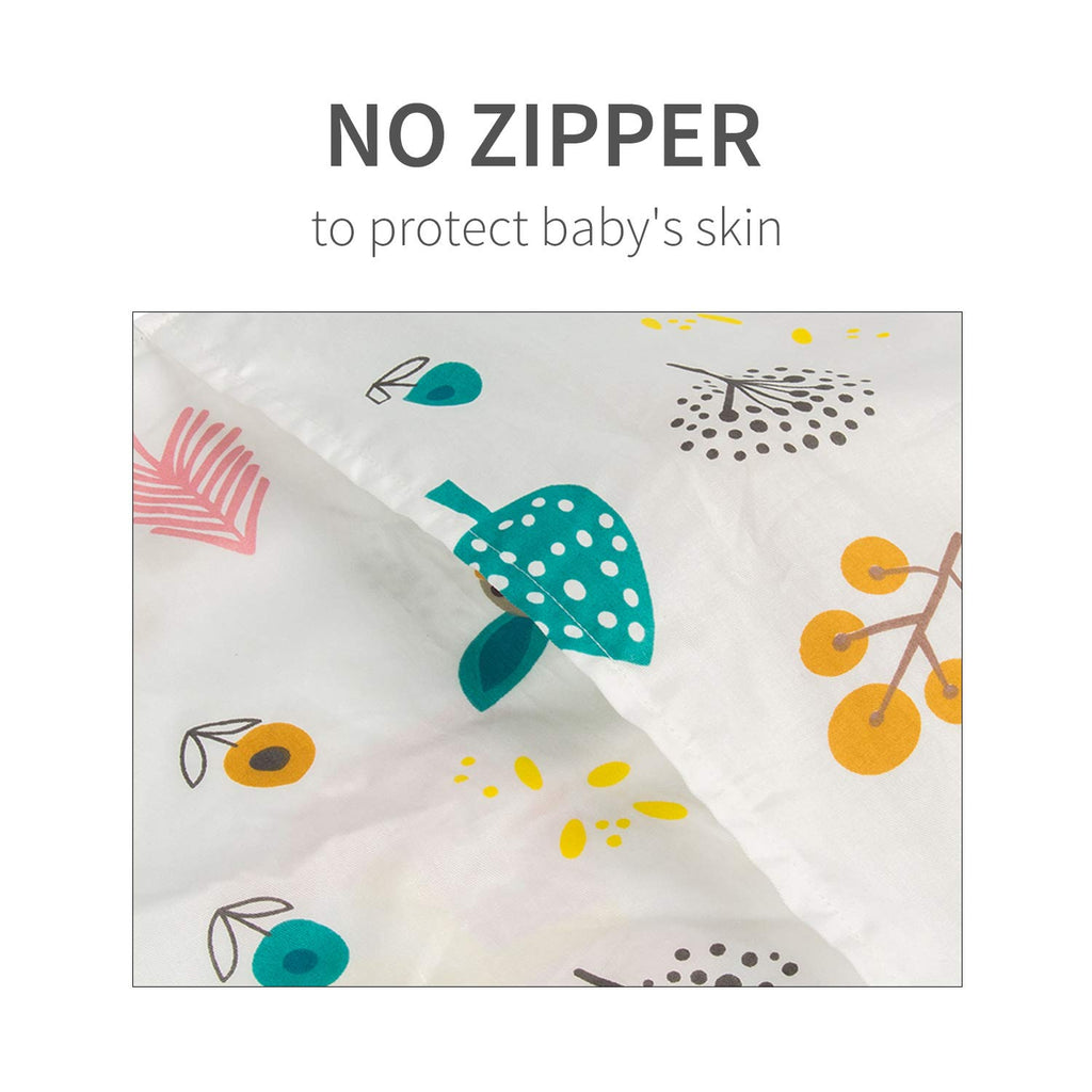 ALVABABY Toddler Pillowcases 2 Pack Organic Cotton Kids Pillow Cover Fit 13"x 18" or 14"x19" Envelope for Girl Boy Sleepy Travel