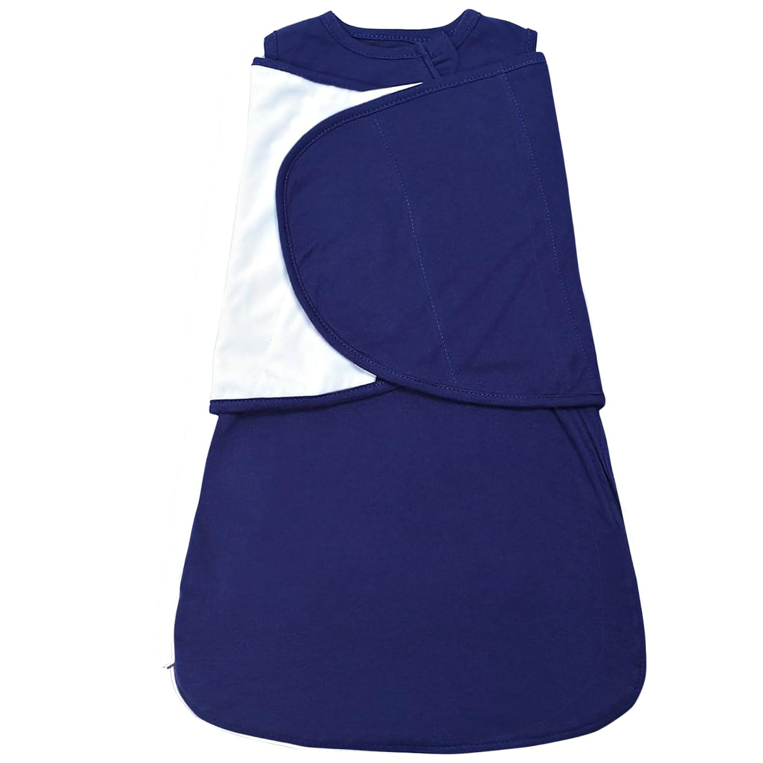 Baby Sleep sack Swaddle,Sleep Sack 3-6 Months,3-Way Adjustable Wearable Transition Swaddles Blanket Boy And Girl,100% Cotton,TOG 1.0(Navy Blue)