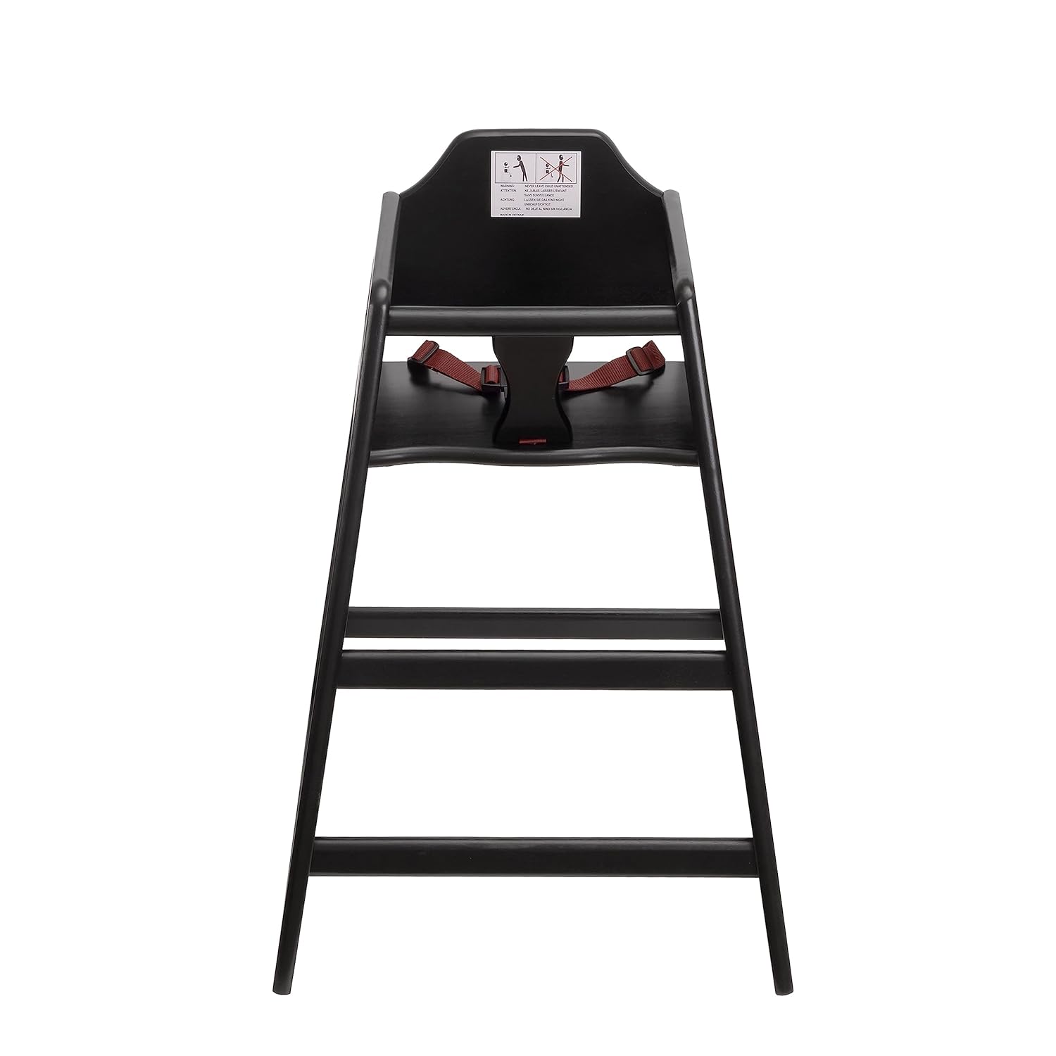 Hight Quality, Baby Highchairs, Durable Dining Feeding Chair with Steps, High Chairs for Babies and Toddlers, Seating Ready-to-Assemble Restaurant Wood High Chair, Wooden High Chair, Seria 01