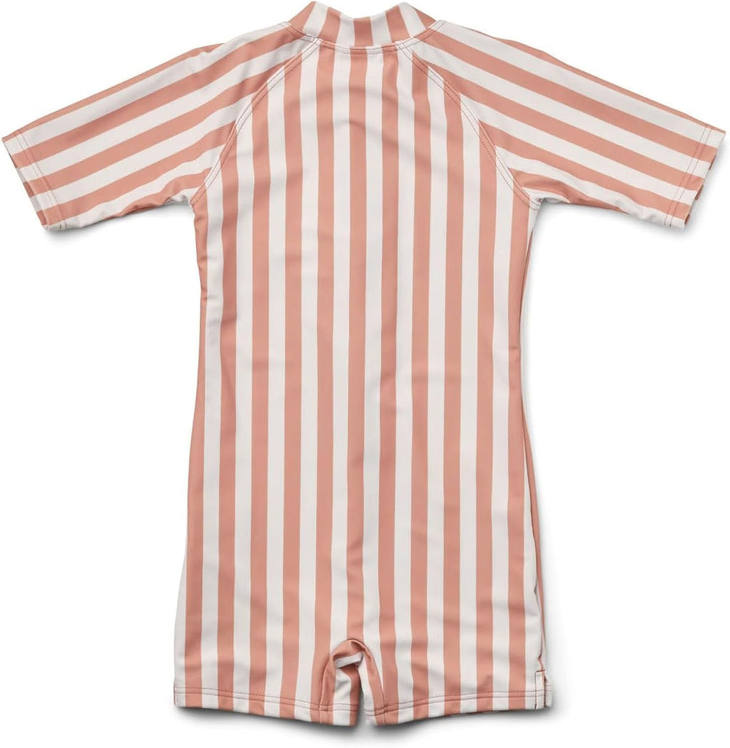 Boys One Piece Swimsuit Whale Dolphin Bathing Suit Zipper Rash Guard Kid Short Sleeve Swimwear Shark Beach Wear UPF50+