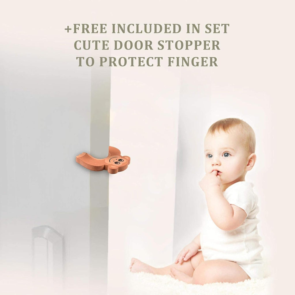 Baby Proofing Edge and Corner Guards, Safety Furniture Bumper with 3M Double-Sided Tape, Child Corner Protector for Fireplace, Table, Stair, Cabinet, (Coffee)