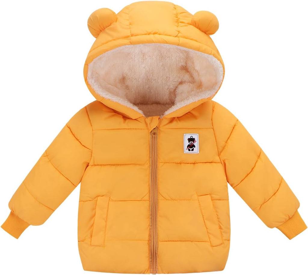 Newborn Baby Girls Fleece Outerwear Jacket Toddler Winter Coat Infant Clothes