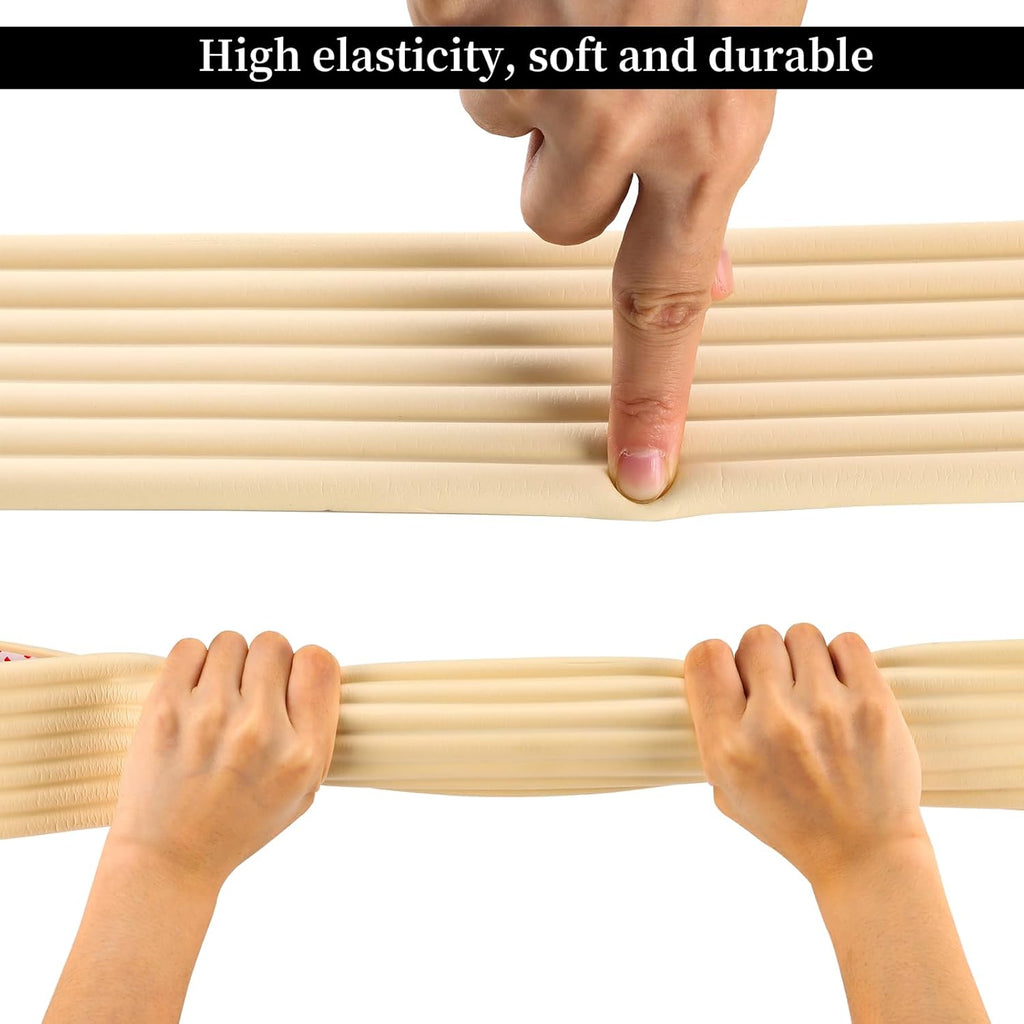 Corner Protector for Baby, Widen Edge Protector with Adhesive Backing, Baby Proofing Edge Corner Protectors Self Adhesive Furniture Corner Guard Bumper for Table, Desk, Fireplace (White, 16.4ft)