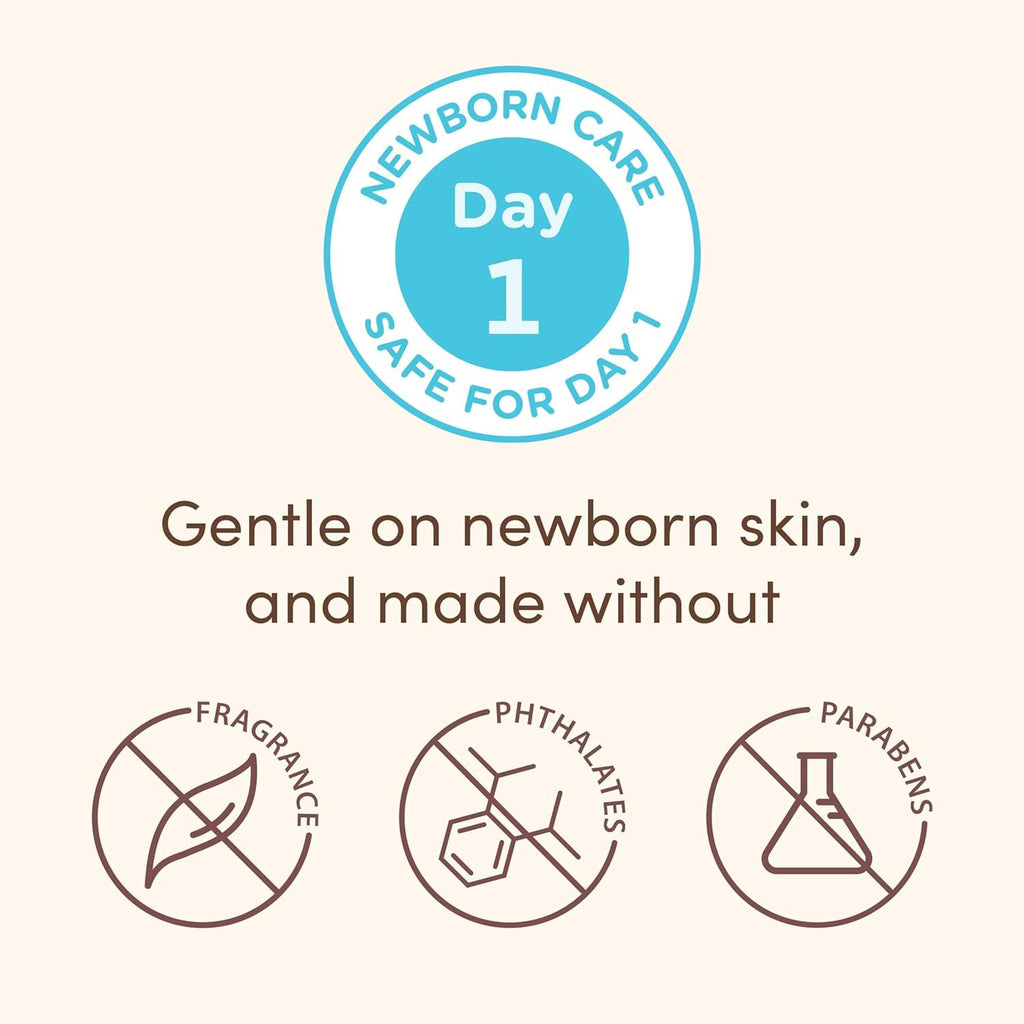 Bundle of Aveeno Baby Healthy Start Newborn Wash, Hypoallergenic Baby Body Wash with Prebiotic Oat, Fragrance-Free, 8 fl. oz + Newborn Balm, Baby Skin Balm with Prebiotic Oat , Fragrance-Free, 5 oz