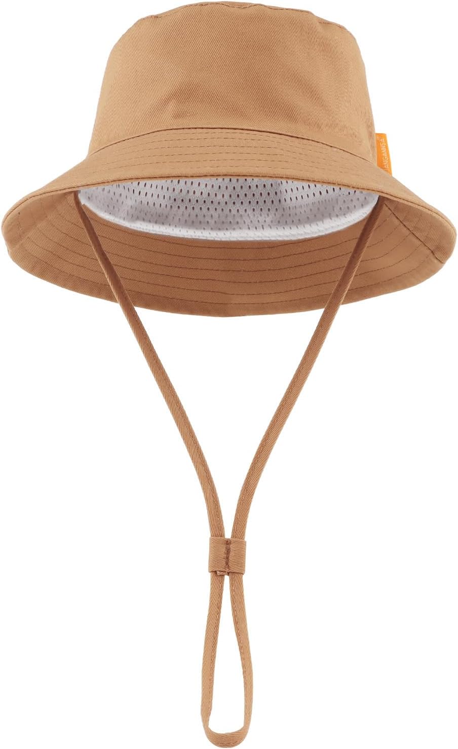 JANGANNSA Cotton Baby Sun Hat Infant Toddler Boys Girls Bucket Hats Summer Sun Protection Kids Beach Caps