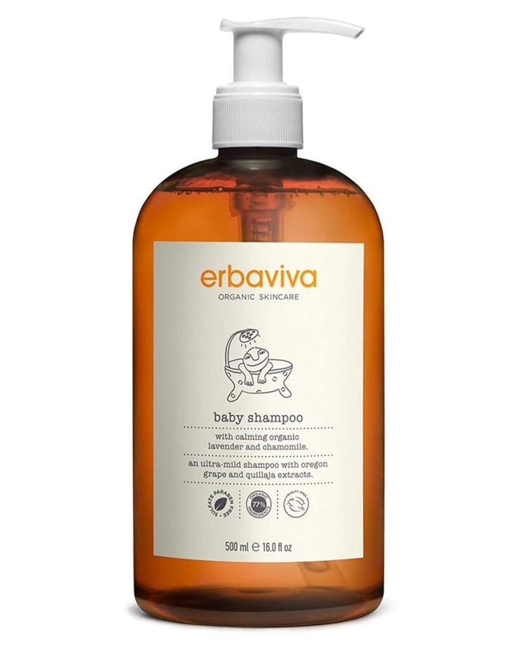 erbaviva Baby Shampoo, 16 Fl Oz