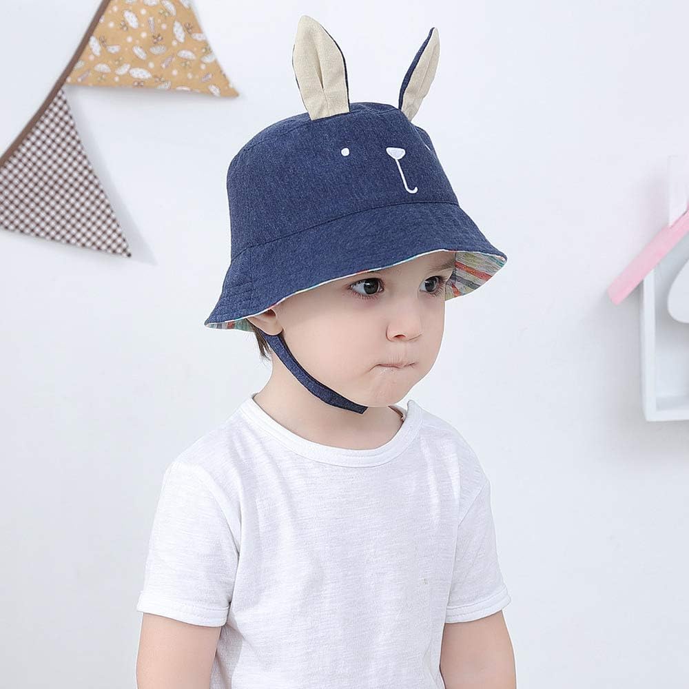 Kids Toddler Baby Boy Sun Hat Summer Bucket Hats with UPF 50+ UV Sun Protective