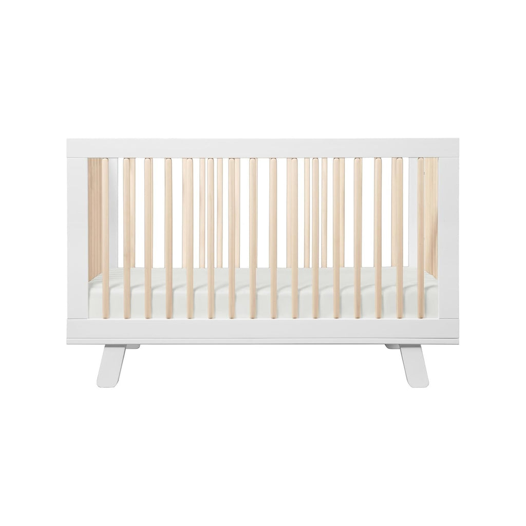 Babyletto Hudson 3-in-1 Convertible Baby Crib - GREENGUARD Gold Certified - Convertible Crib to Toddler Bed and Daybed - Baby Bed with 4 Adjustable Heights - Wooden Crib - Washed Natural