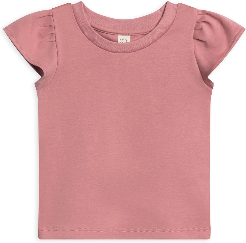 Colored Organics - Organic Cotton Toddler Short Sleeve Shirts - Baby Toddler and Kids Tops - Girls and Boys Tees