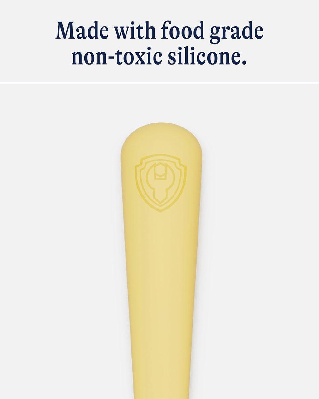 Lalo PAW Patrol Utensils - Toddler Fork and Spoon Set - Stainless Steel and Silicone Ergonomic Toddler Utensils - Children Safe Flatware Set - 2 Pieces - Rubble