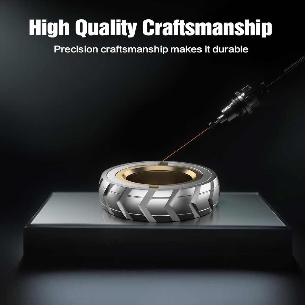 INNÔPLUS Fidget Spinners, Magnetic Rings Fidget Toy, Fidget Spinners for Adults, Metal Fidget Magnets Spinner Rings, Fidget Slider, Stress Anxiety ADHD Relief, Spinner Gifts for Adults and Kids