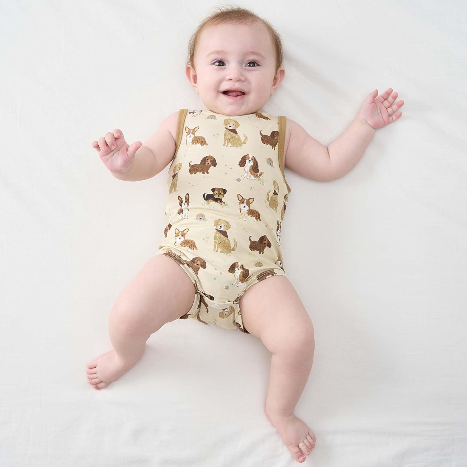 pureborn Baby Boys Girls Bodysuit Super Soft Cotton Romper 0-24 Months