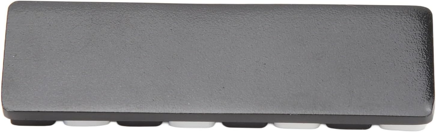 Fidget Slider Toy, Piano Key Haptic Clicker Toy, Alloy Metal Poker Push Card Fidget Slider Toy, Mini Slide Toys Compact Fidget Slider Toys (Black)