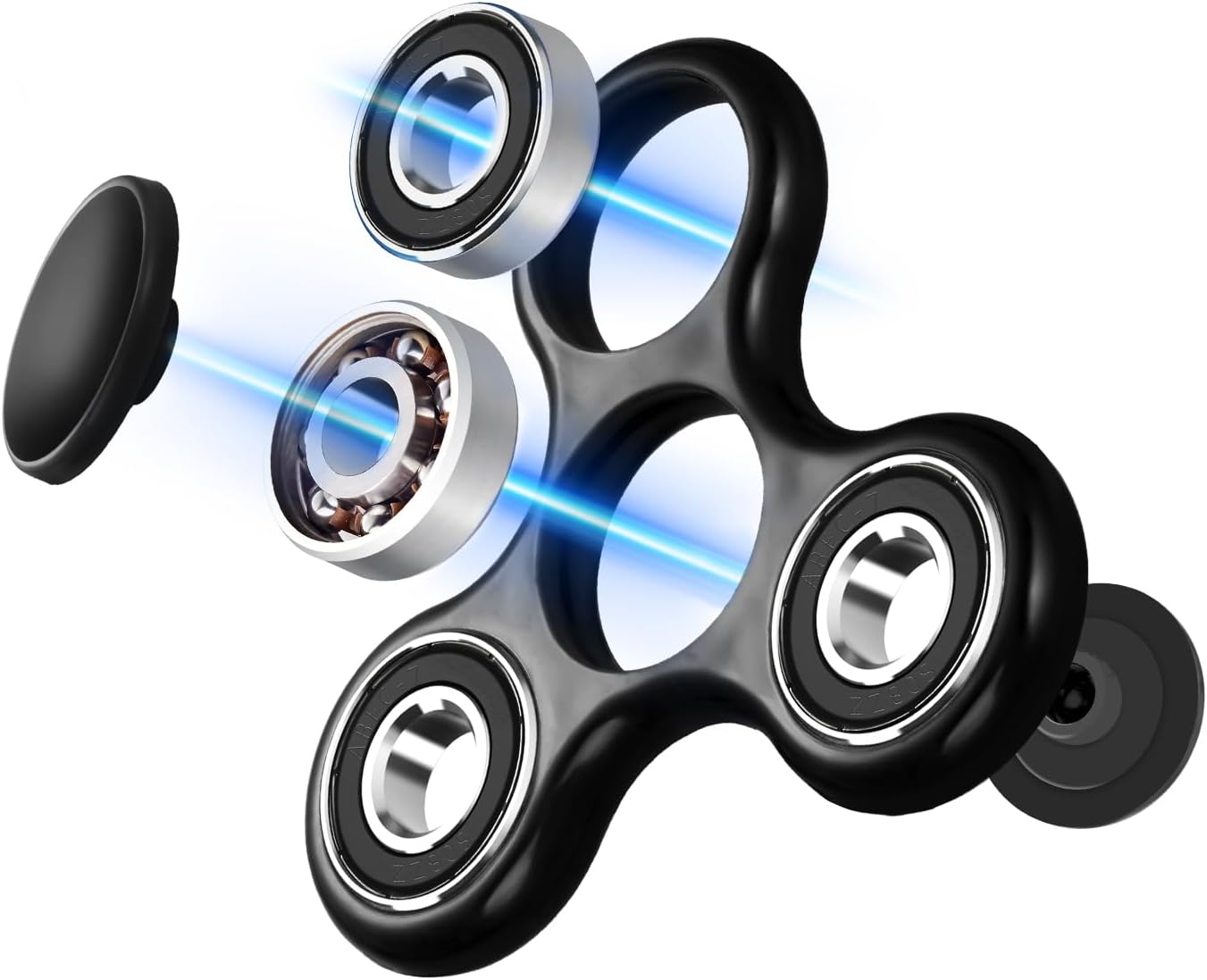 SCIONE Fidget Spinner Toy 1 Pack, Stress Anxiety Relief Sensory Fidget Toys for Kids Adults, Cool Fidget Spinners for ADHD Autism Birthday Gifts Stocking Stuffers Classroom Prizes for Boys Girls