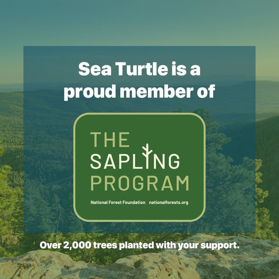 Sea Turtle Plant-Based Bristles, Ultra-Soft Bamboo Toothbrushes, Natural Toothbrush for Babies (4 Pack)